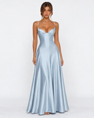 Robe longue en satin Midnight Romance – photo 15