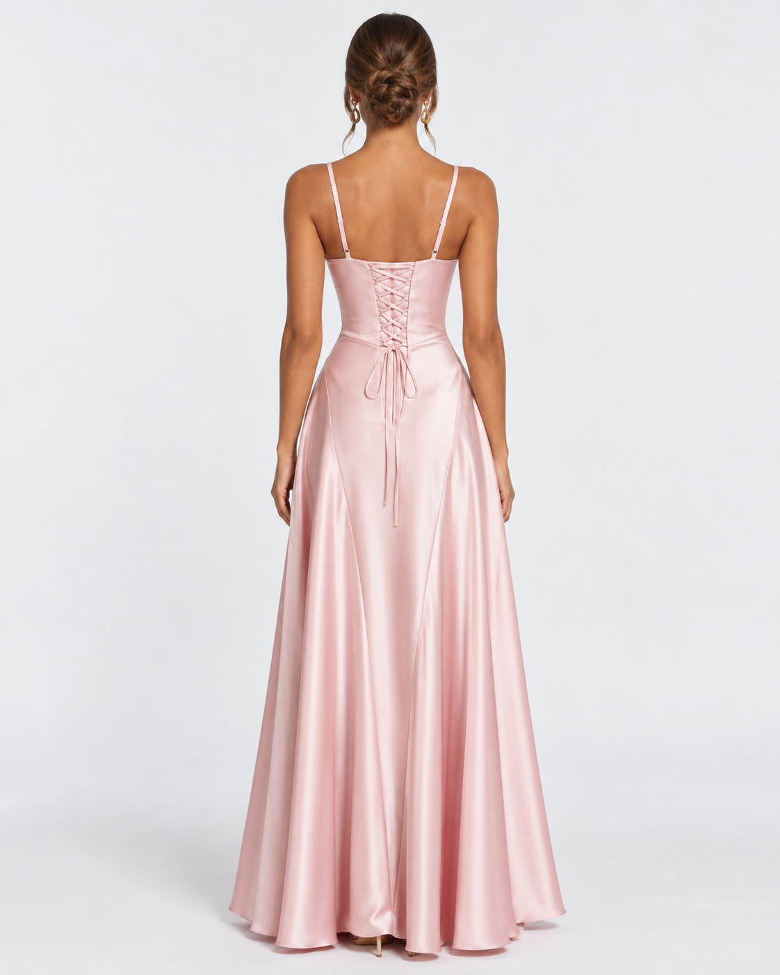 Robe longue en satin Midnight Romance – photo 23