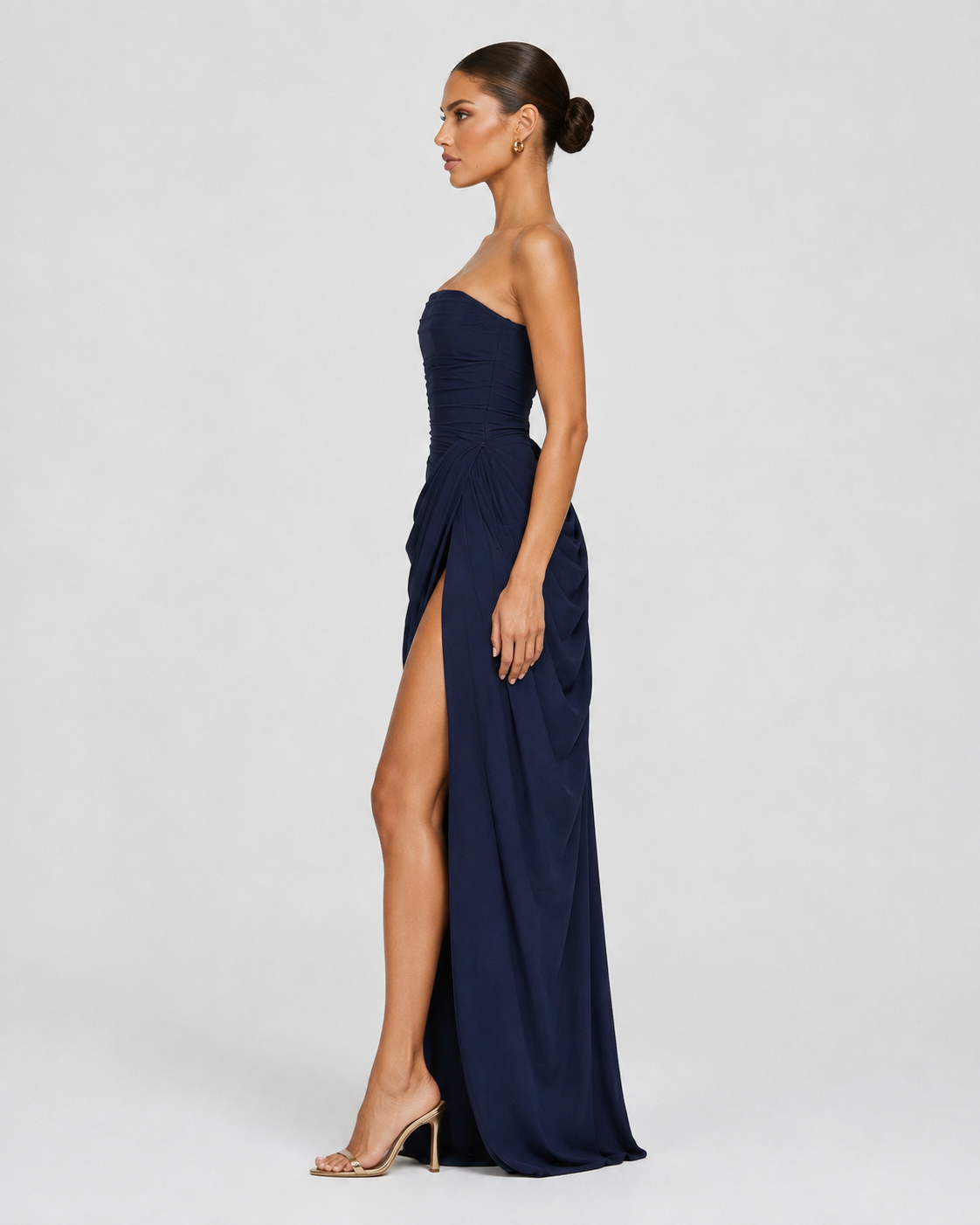Robe longue drapée Main Character – photo 19