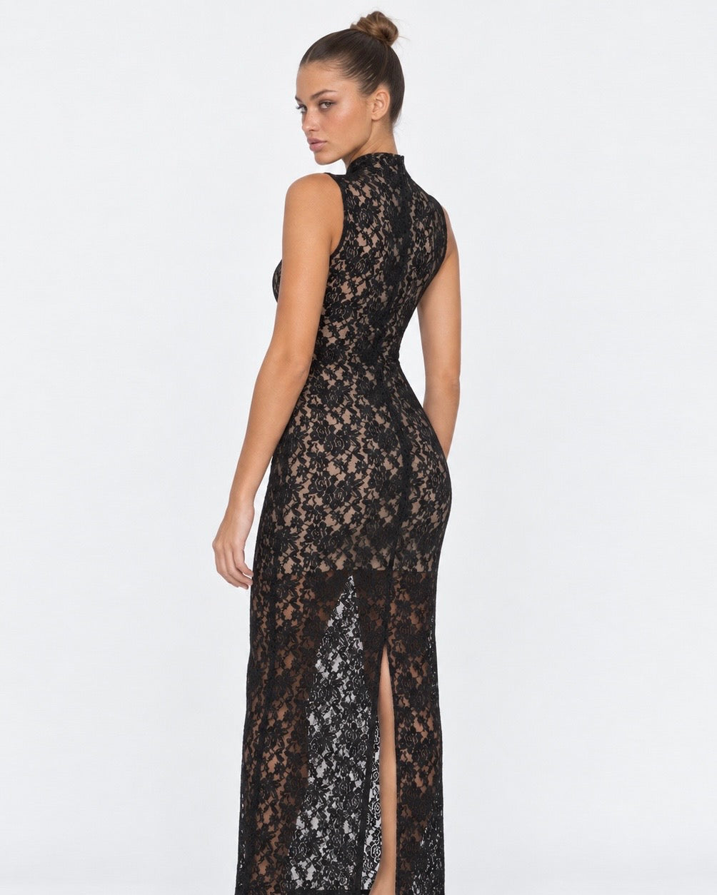 Robe longue en dentelle No Hard Feelings – photo 9