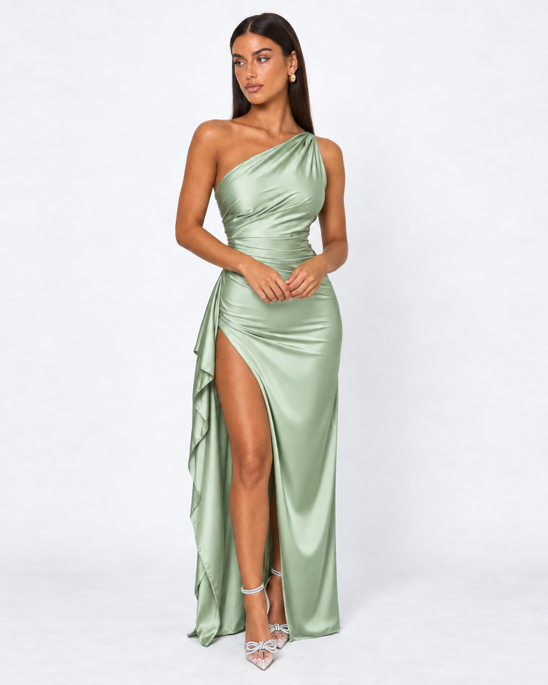 Robe longue en satin Main Event – photo 4