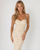 Robe longue en dentelle Love Story – photo 9