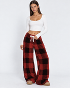 Pantalon détente à carreaux Cloud Check – photo 6