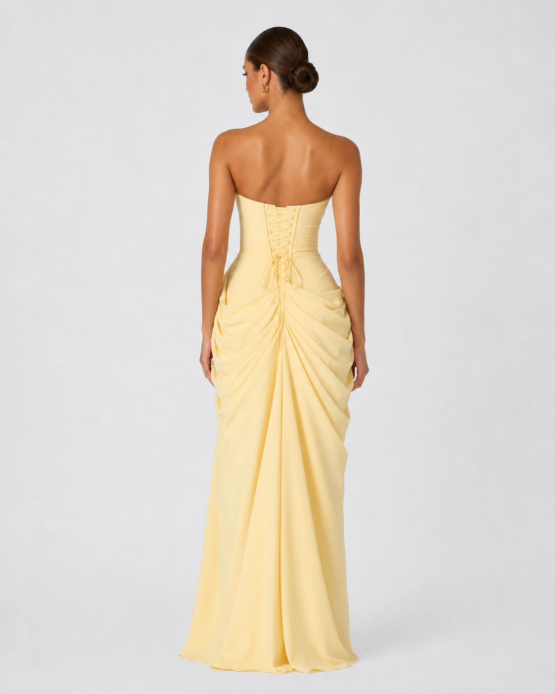 Robe longue drapée Main Character – photo 2