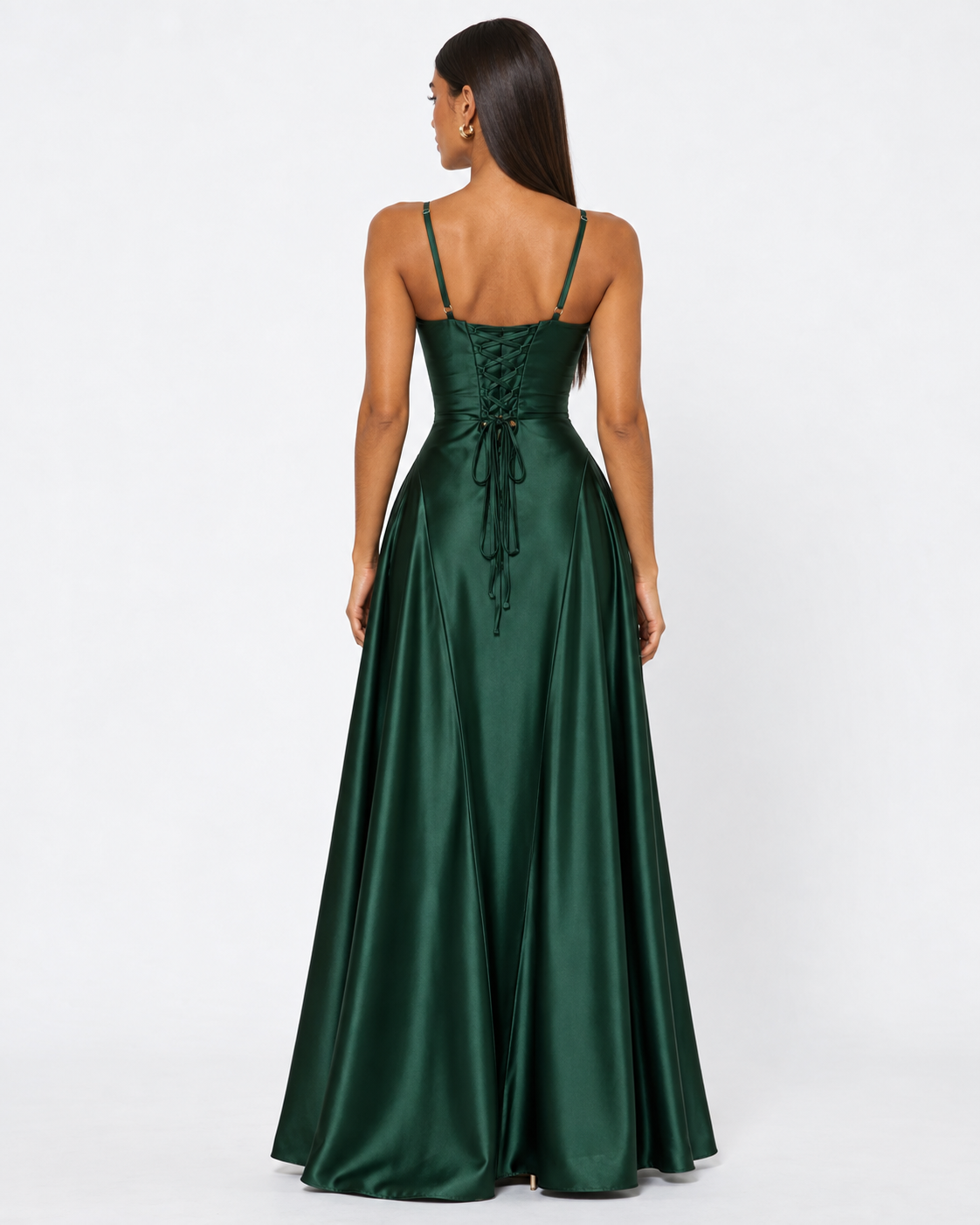 Robe longue en satin Midnight Romance – photo 14