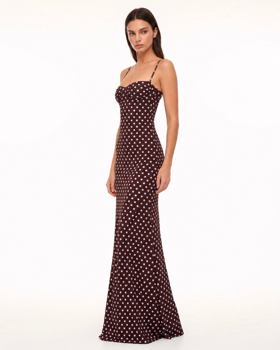Robe longue à pois Sweet Spot – photo 3