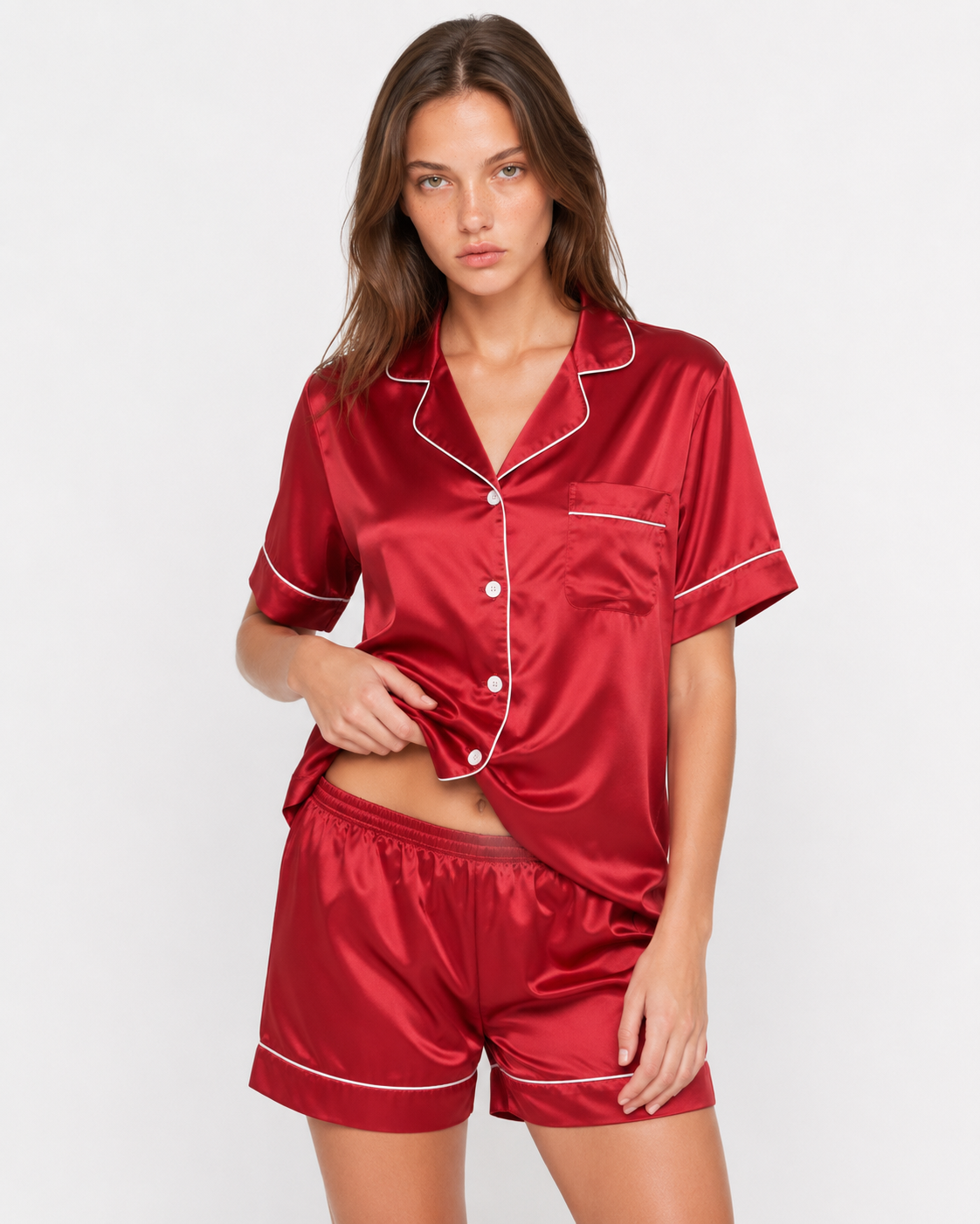 Pyjama en satin Monaco – photo 25
