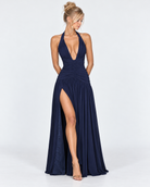 Robe longue froncée Serena – photo 12