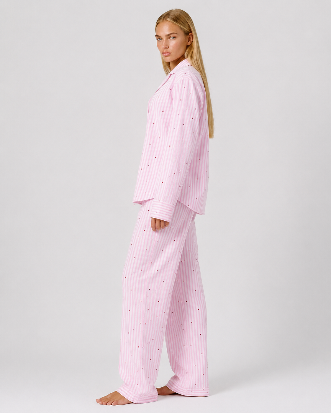Pyjama rayé Sweetheart – photo 4