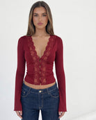 Top manches longues Lace Muse – photo 9