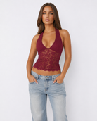Top dos-nu en dentelle It Girl