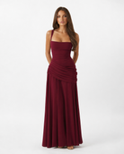 Robe longue drapée Sculpted Muse – photo 9