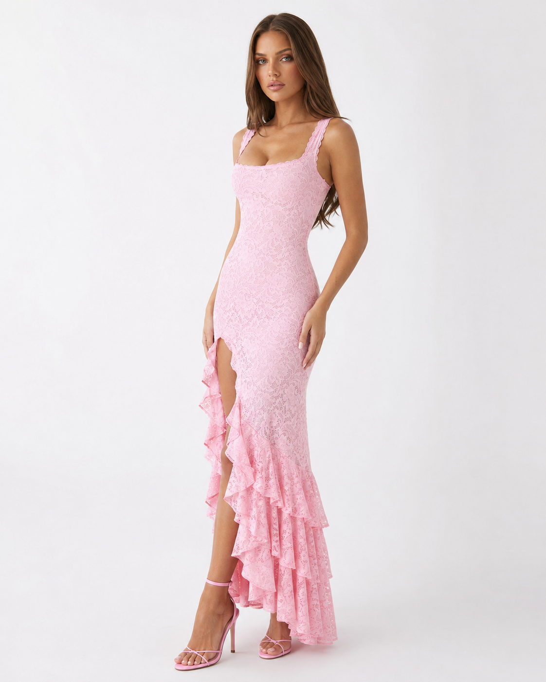 Robe longue en dentelle Amalfi – photo 6