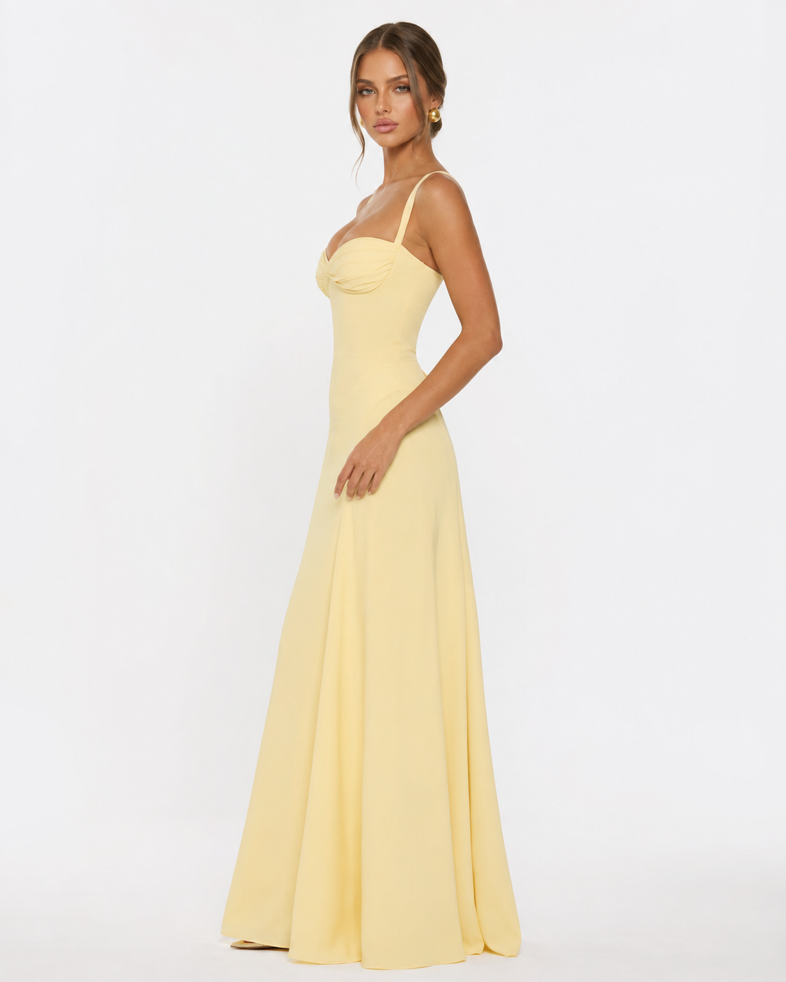 Robe longue corset Golden Hour – photo 4