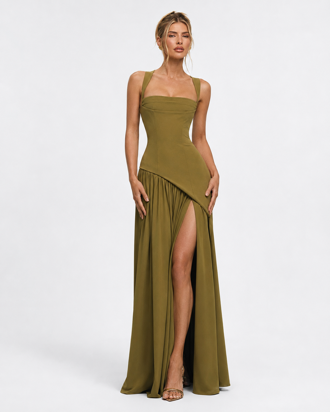 Robe longue corset Aria