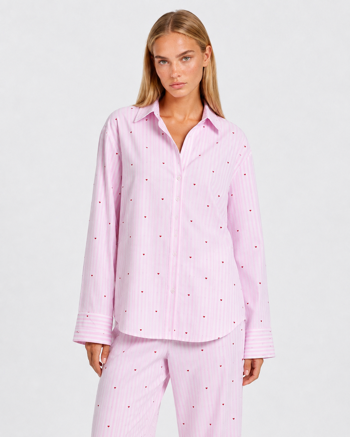 Pyjama rayé Sweetheart – photo 2