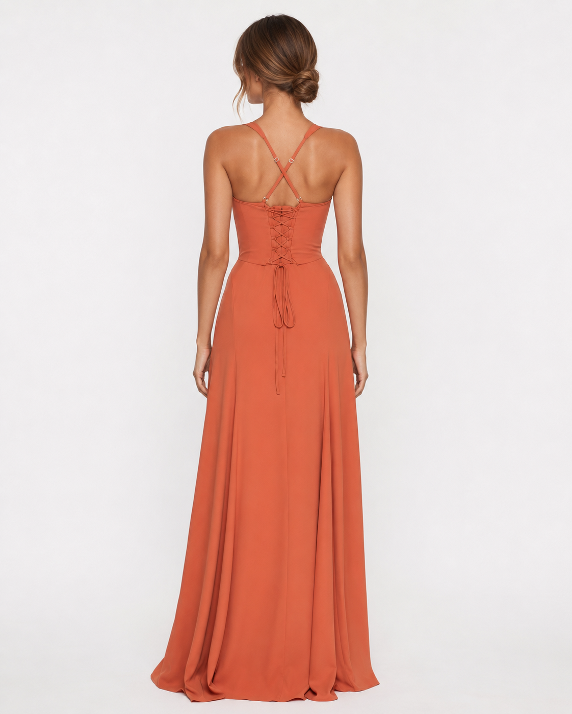 Robe longue corset Golden Hour – photo 10