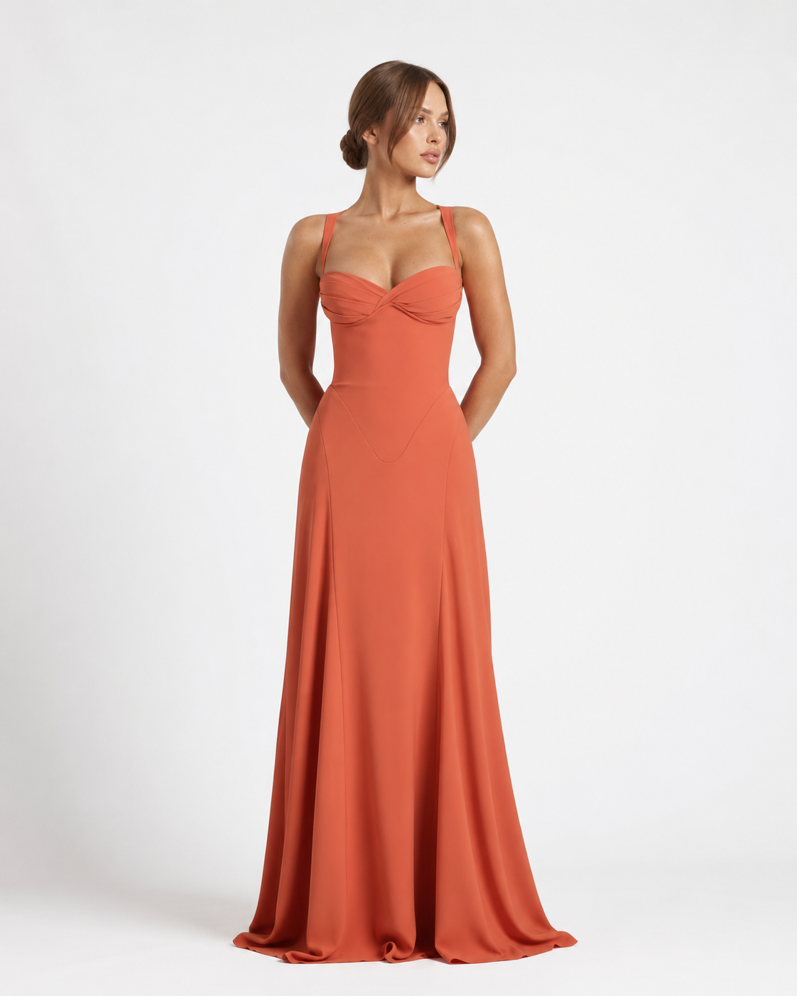 Robe longue corset Golden Hour – photo 11