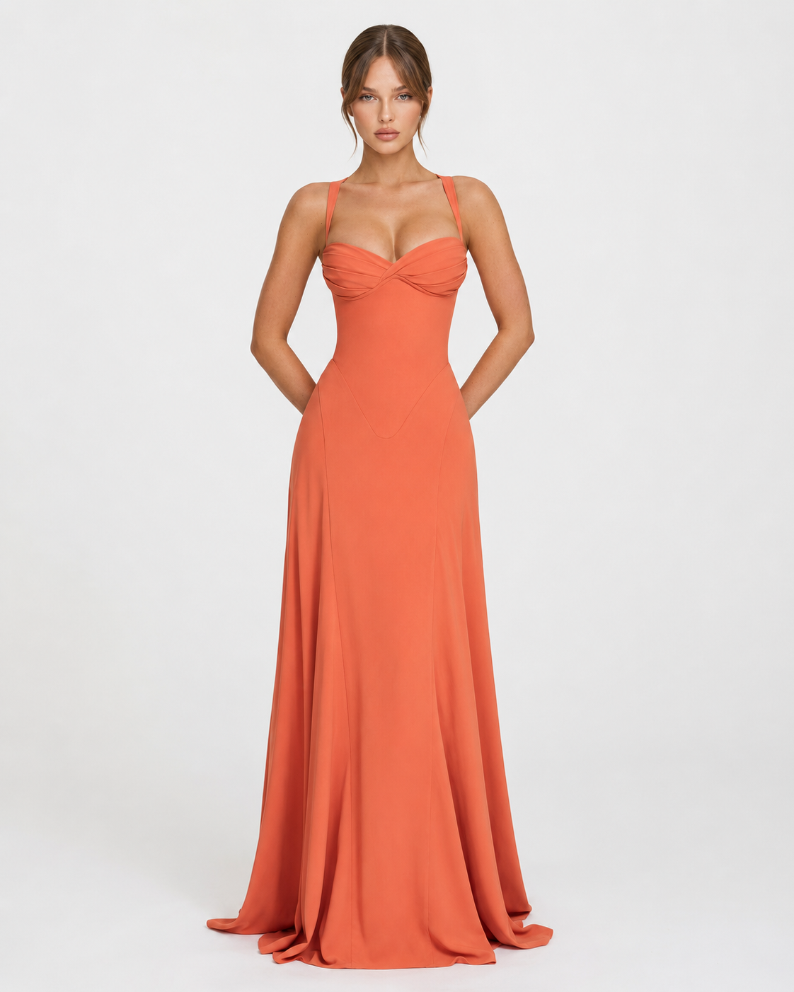 Robe longue corset Golden Hour – photo 8