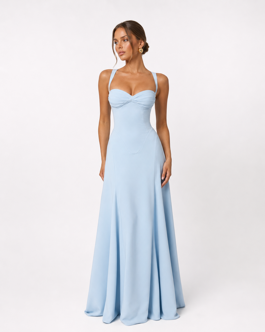 Robe longue corset Golden Hour – photo 7