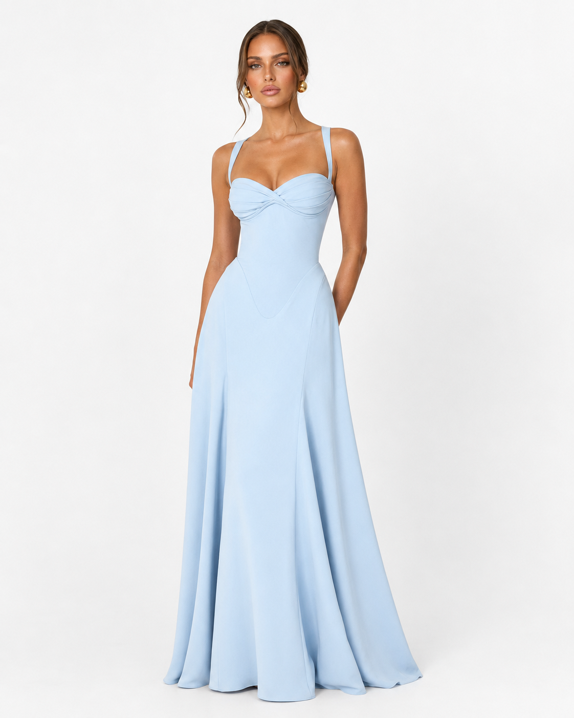 Robe longue corset Golden Hour – photo 5