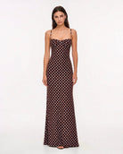 Robe longue à pois Sweet Spot