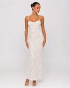 Robe longue en dentelle Love Story – photo 2