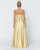 Robe longue en satin Midnight Romance – photo 27
