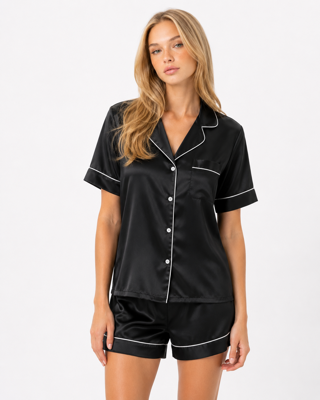 Pyjama en satin Monaco – photo 11