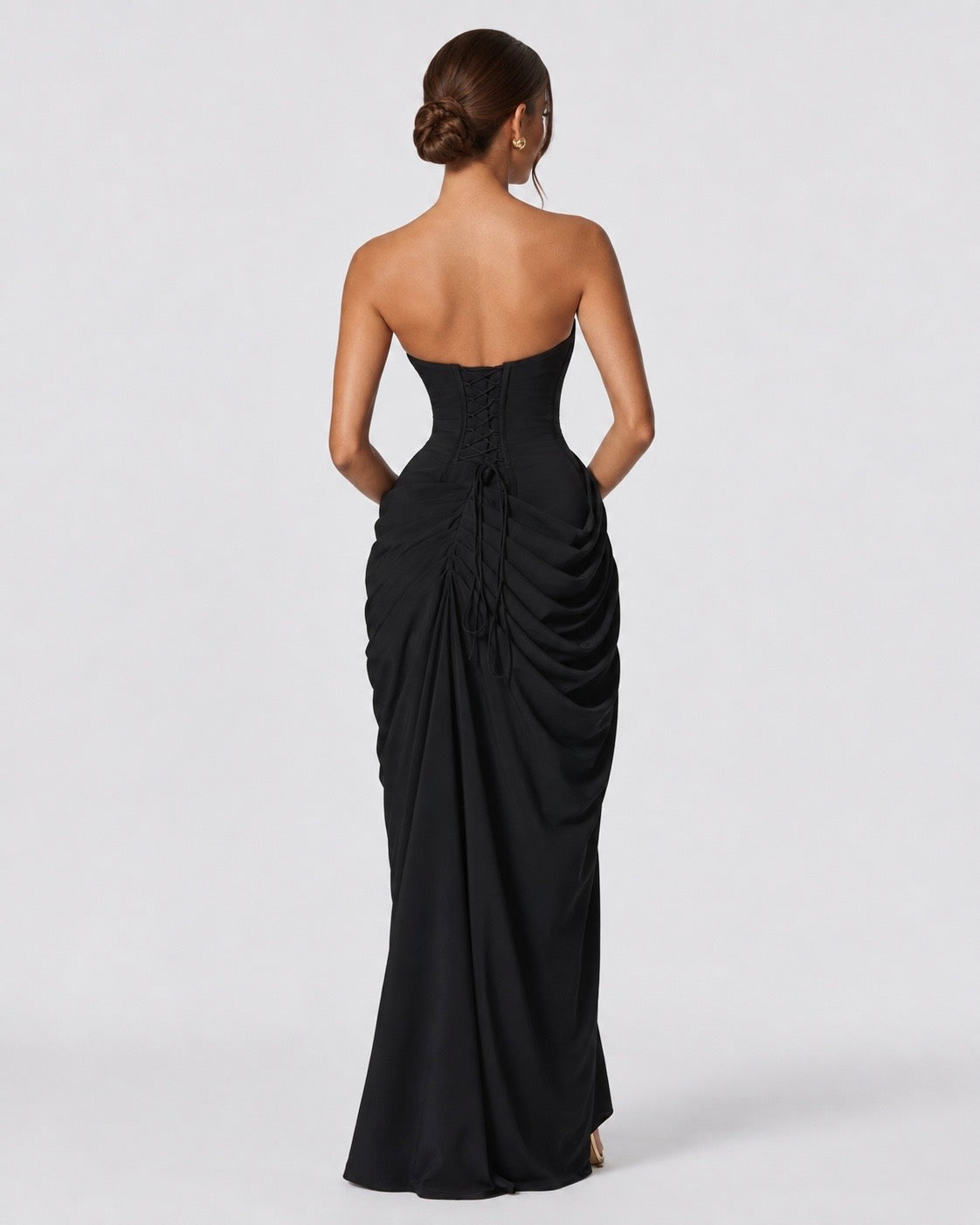 Robe longue drapée Main Character – photo 22