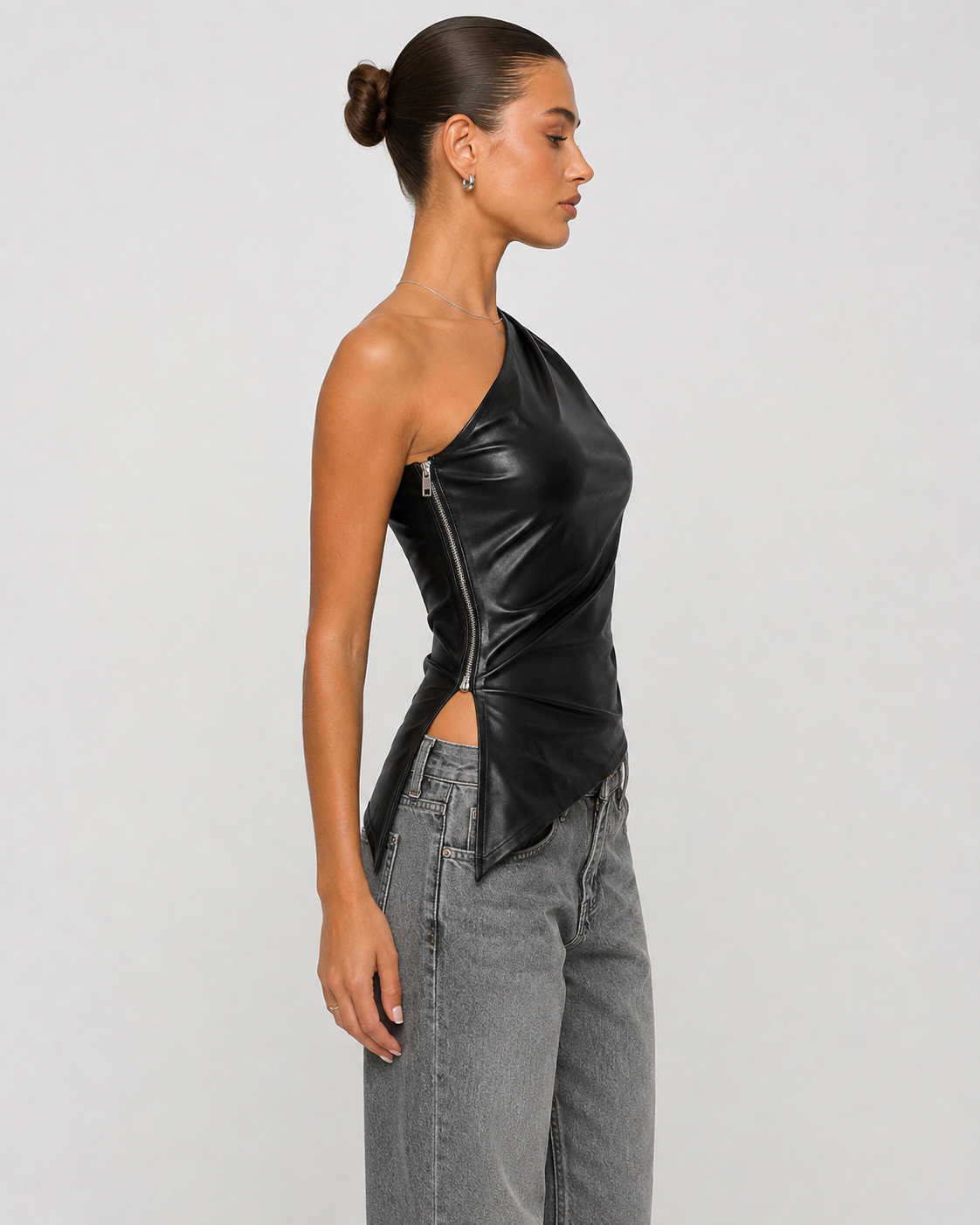 Top simili-cuir No Rules – photo 6