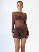 Mini-robe Lace Rush – photo 4