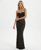 Robe longue en dentelle Lace Muse – photo 4