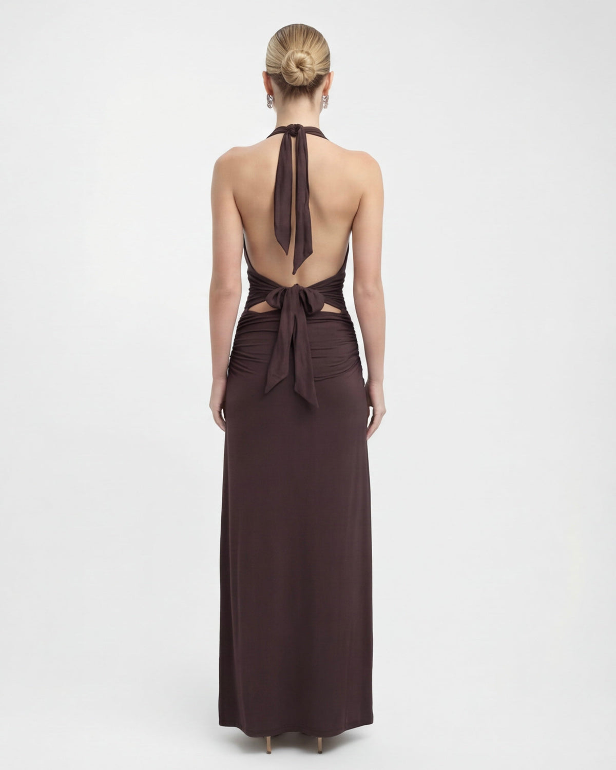 Robe longue col licou Nyx – photo 9