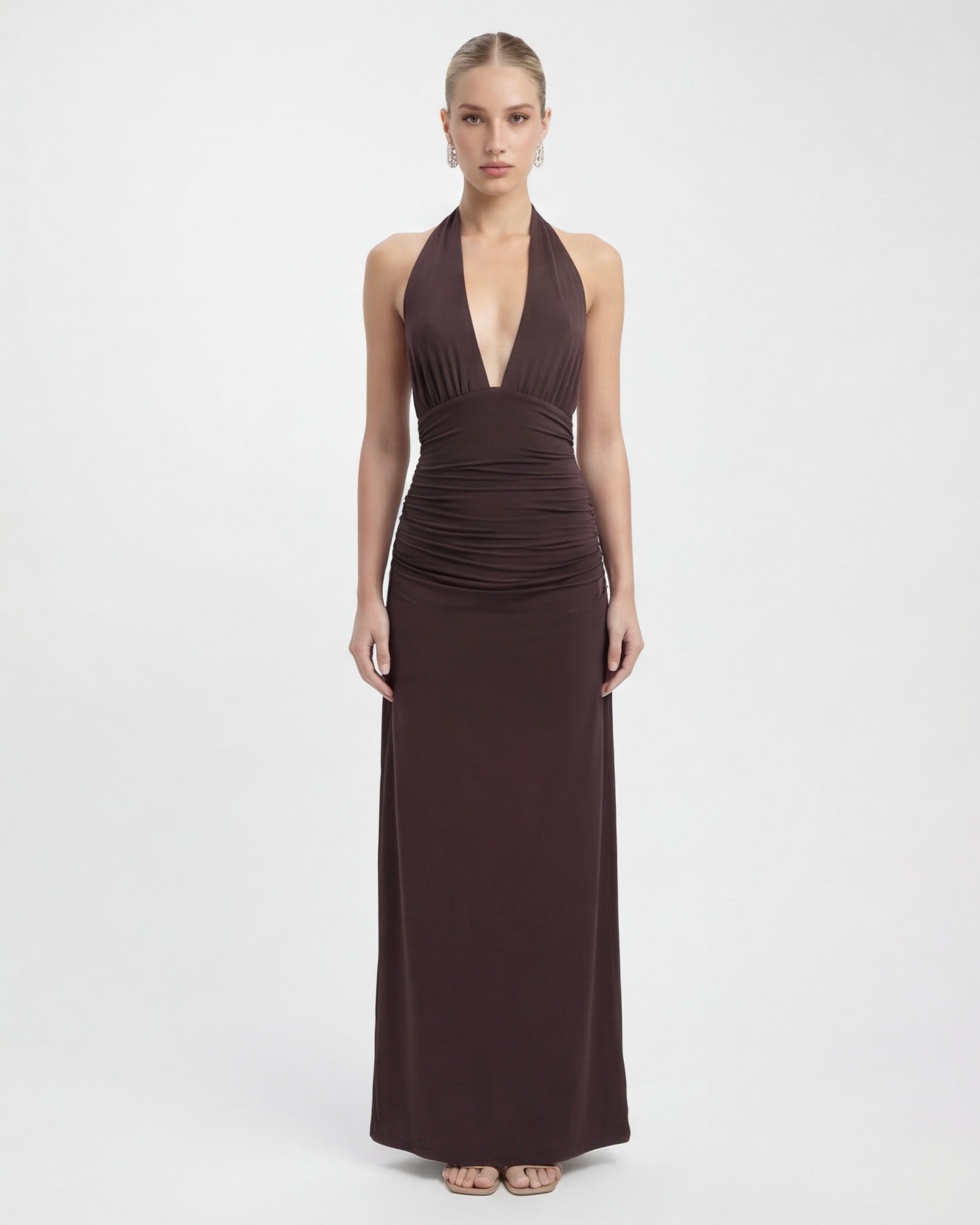 Robe longue col licou Nyx – photo 7
