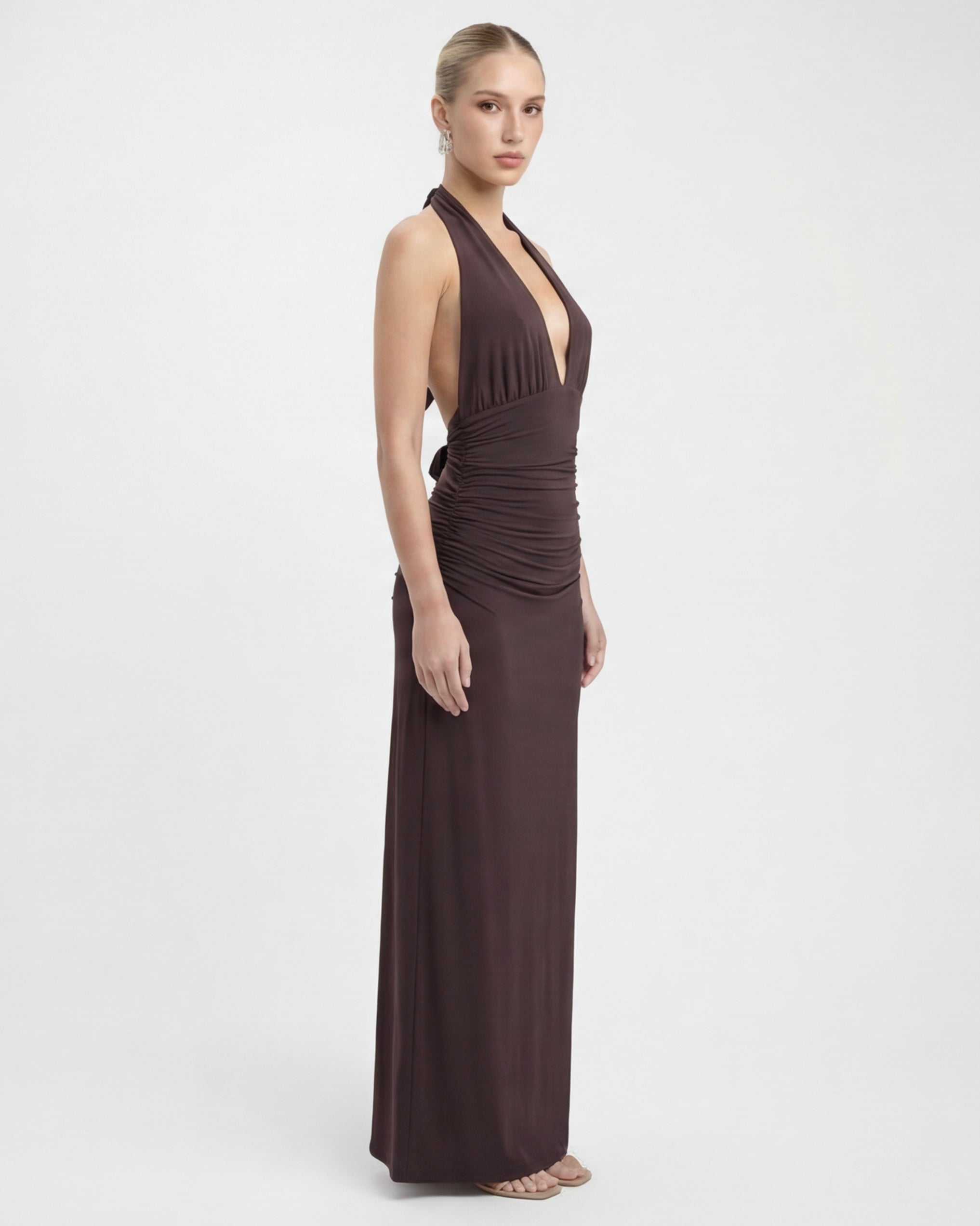 Robe longue col licou Nyx – photo 8
