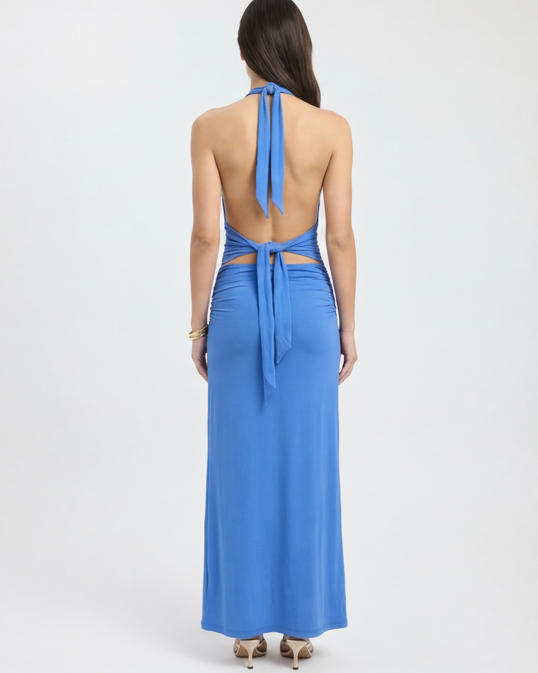 Robe longue col licou Nyx – photo 15