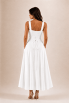 Robe midi Fiorella nouée au dos – photo 2