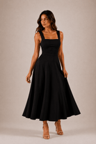 Robe midi Fiorella nouée au dos – photo 9