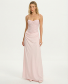 Robe longue Rose Muse