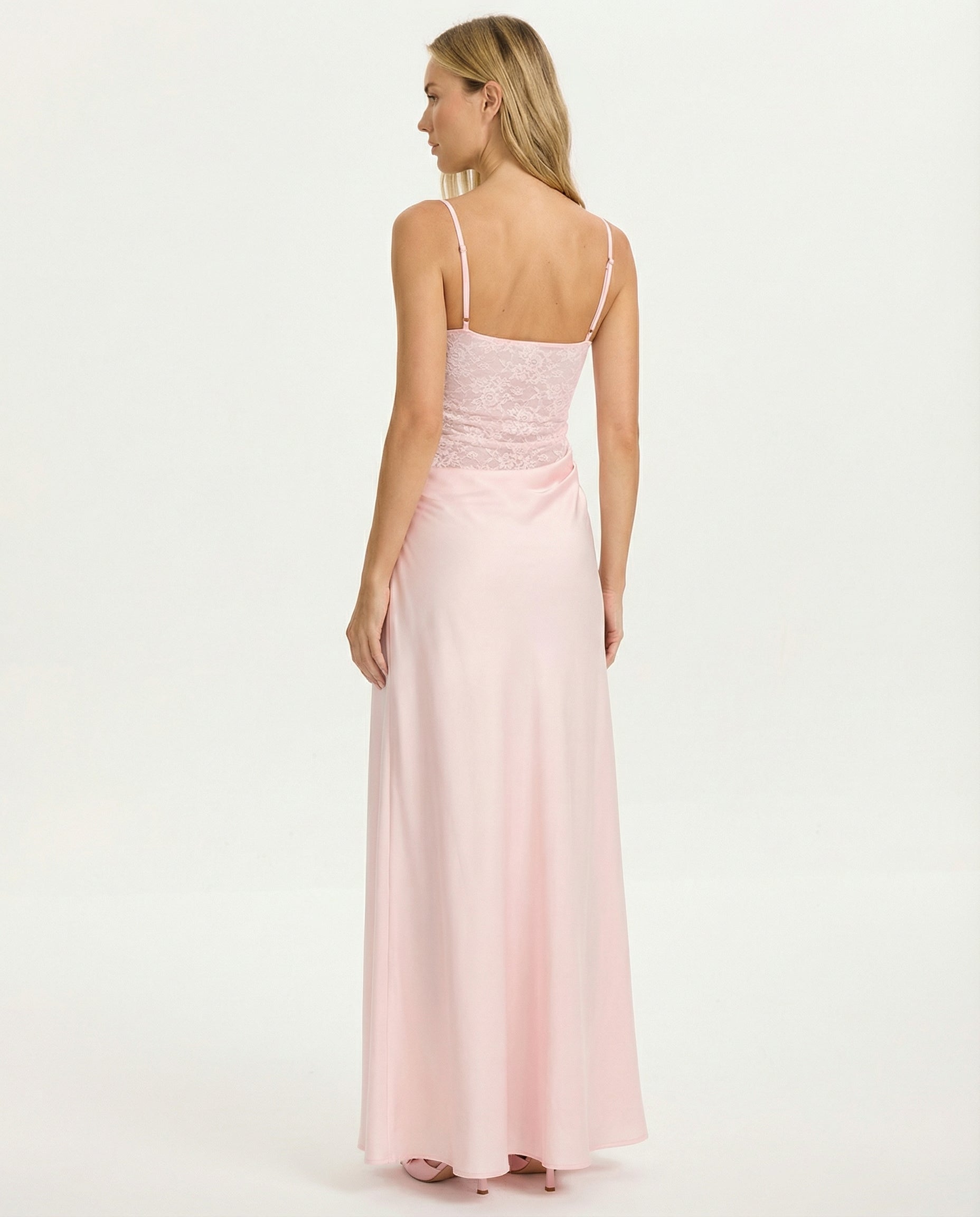 Robe longue Rose Muse – photo 2