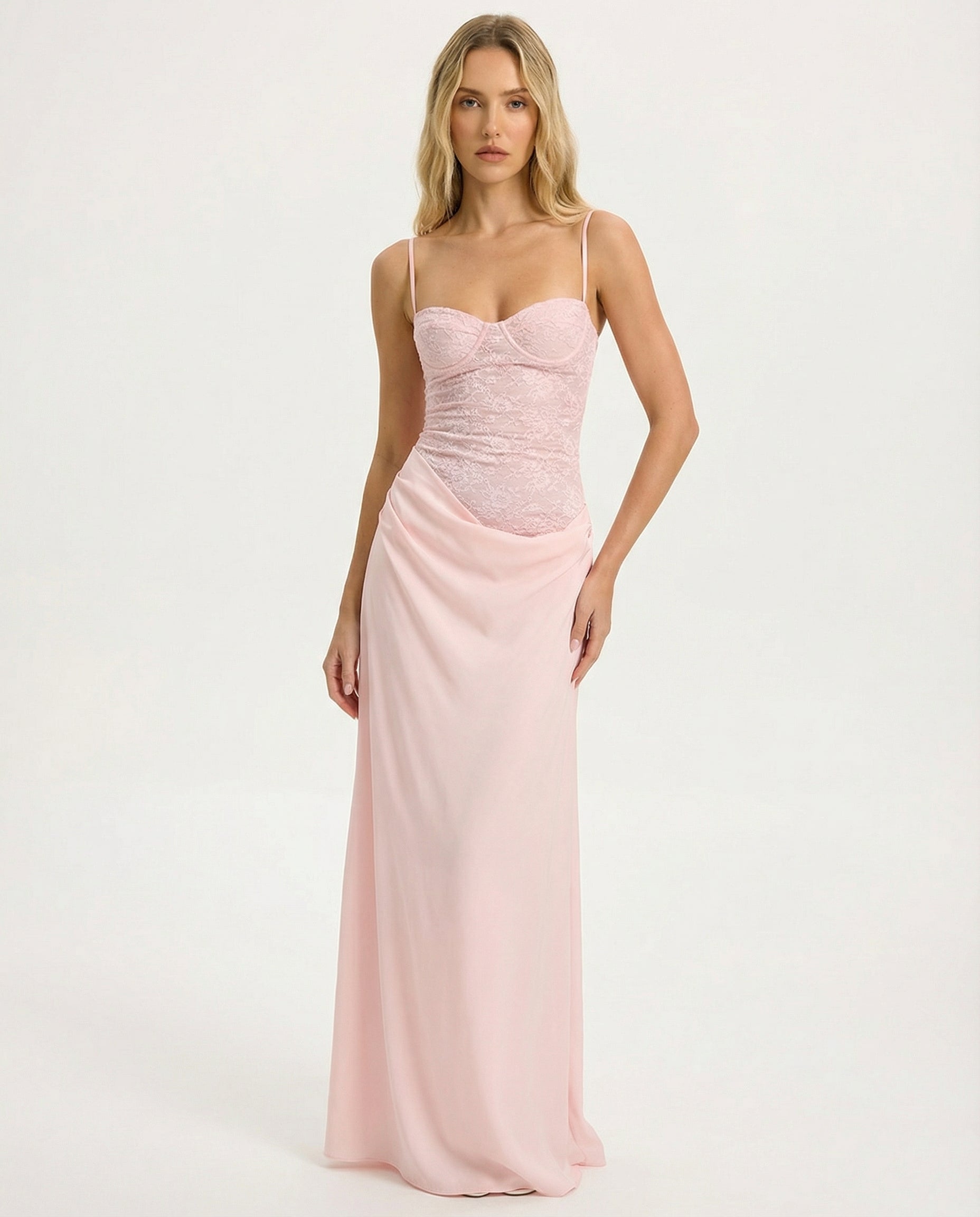 Robe longue Rose Muse – photo 4
