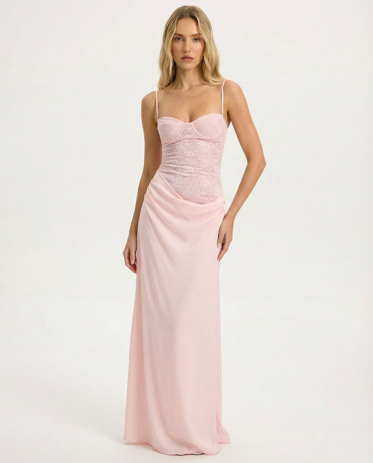 Robe longue Rose Muse – photo 4