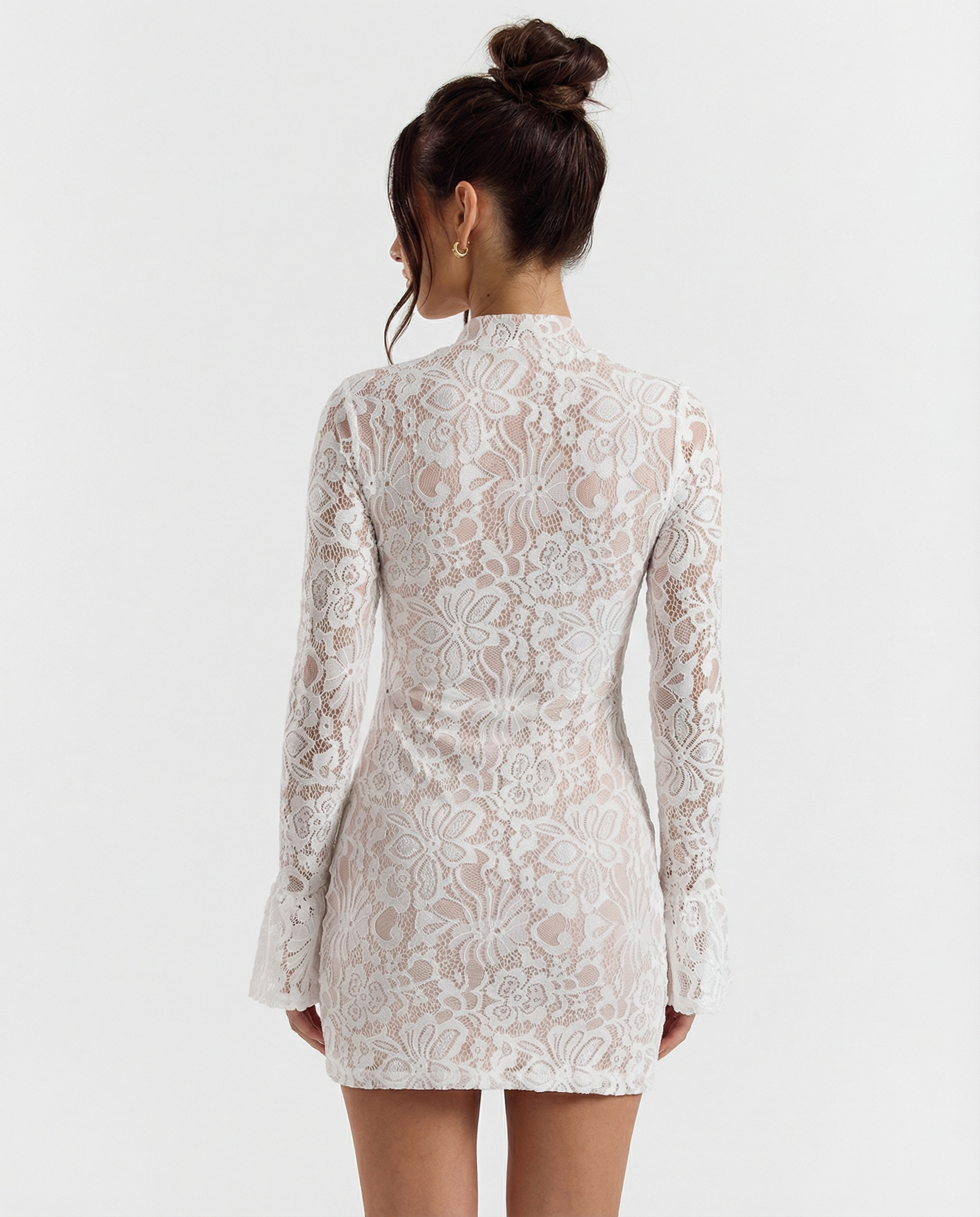 Mini-robe en dentelle Midnight Muse – photo 6