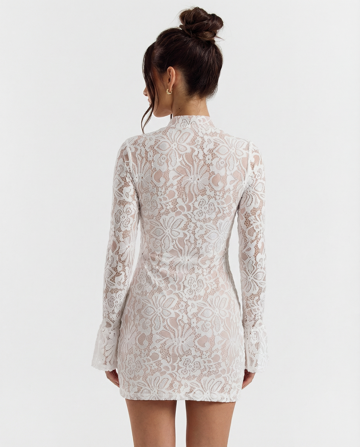 Mini-robe en dentelle Midnight Muse – photo 6