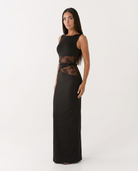 Robe longue Lace Illusion – photo 2