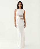 Robe longue Lace Illusion – photo 7