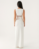 Robe longue Lace Illusion – photo 6