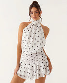 Mini-robe à pois Flirt Alert