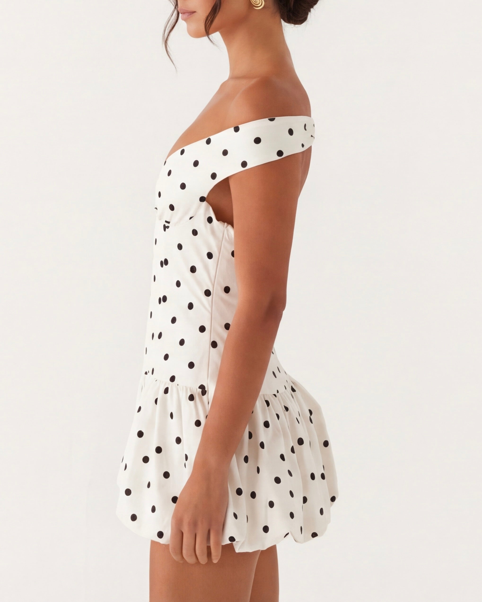 Mini-robe à pois Sweetheart – photo 4